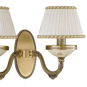 Aplica de perete clasica din alama design italian 6422 107205 universul-luminii.ro