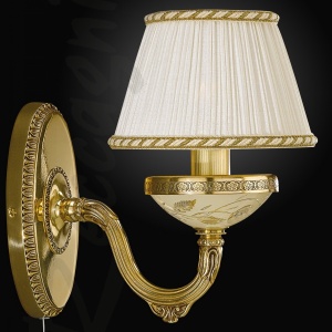 Aplica de perete clasica din alama design italian 6522 107285 universul-luminii.ro