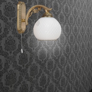 Aplica de perete clasica din alama design italian 8600 204855 universul-luminii.ro