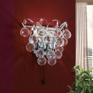 Aplica de perete cristal Asfour KRISTALL KLASSISCH crom - Img 4
