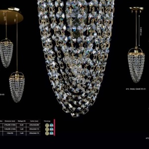 Aplica de perete Cristal Bohemia Exclusive SMALL GAME 93-01 WL CE - Img 8
