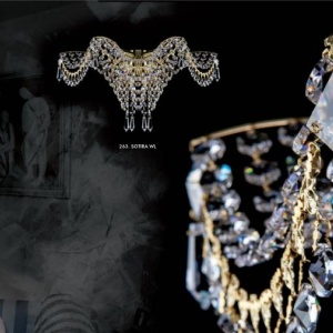 Aplica de perete cristal Bohemia Sotira WL CE 53745 universul-luminii.ro