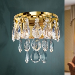 Aplica de perete cristal K9 design elegant CELESTE aurie 156515 universul-luminii.ro