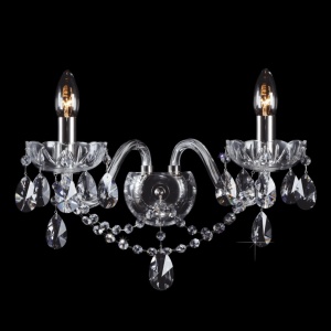 Aplica de perete cu 2 brate, Cristal Bohemia N21 801/02/1-A - Img 1