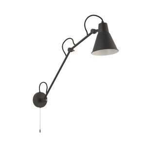 Aplica de perete cu brat articulat Swing gri 136465 universul-luminii.ro