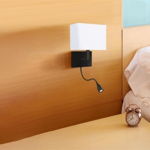 Aplica de perete cu reader LED design elegant Hotel - Img 2