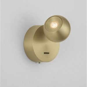 Aplica de perete cu spot LED SFERA aurie - Img 9
