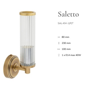 Aplica de perete deosebita design LUX realizat manual SALETTO 156525 universul-luminii.ro