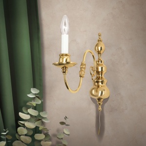 Aplica de perete design clasic FLAMISCH, alama lucioasa 241405 universul-luminii.ro