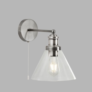 Aplica de perete design clasic Pyramid silver satin 1277SS SRT 577315 universul-luminii.ro