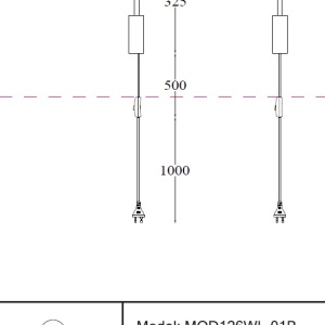 Aplica de perete design high-tech minimalist Mollis 100675 universul-luminii.ro