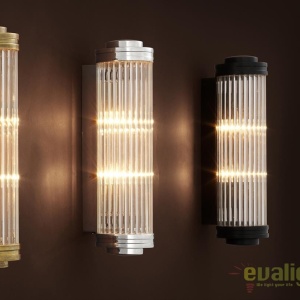Aplica de perete design LUX Gascogne S nickel 110491 HZ 54985 universul-luminii.ro