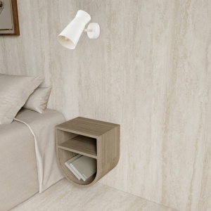 Aplica de perete design minimalist, Otel, Alb, LORD 246005 universul-luminii.ro