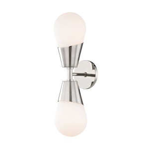 Aplica de perete design modern CORA nichel lucios