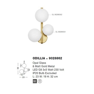 Aplica de perete design modern decorativ ODILLIA 138835 universul-luminii.ro