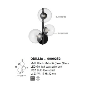 Aplica de perete design modern decorativ ODILLIA 138875 universul-luminii.ro