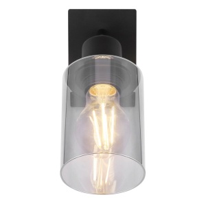Aplica de perete design modern HADERA negru 210535 universul-luminii.ro