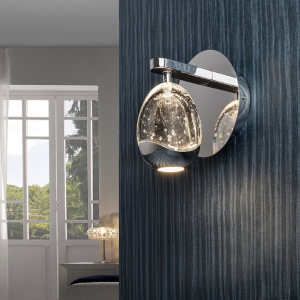 Aplica de perete design modern ROCIO, crom - Img 3