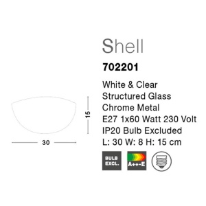Aplica de perete design modern Shell NVL-702201 - Img 2