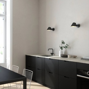 Aplica de perete design modern Stay negru 109625 universul-luminii.ro