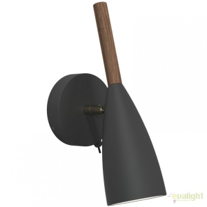 Aplica de perete design nordic Pure neagra 78271003 DFTP - Img 1