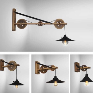 Aplica de perete design rustic-industrial HL-318W-1S3 MELKOR 77-3185 HL 51505 universul-luminii.ro