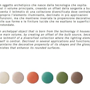 Aplica de perete din ceramica design italian realizata manual BERIMBAU 125775 universul-luminii.ro