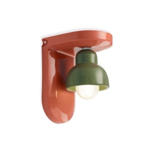 Aplica de perete din ceramica design italian realizata manual BERIMBAU 216215 universul-luminii.ro