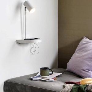 Aplica de perete, directionabila, port usb, design modern CODY alb 2112001001 NL 196785 universul-luminii.ro