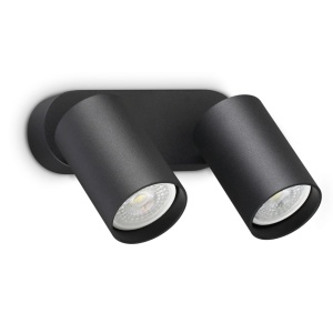Aplica de perete DYNAMITE AP2 ROUND NERO