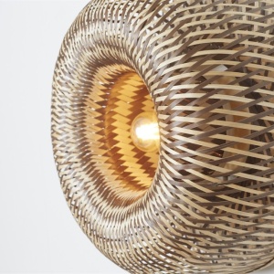 Aplica de perete Eco, Bambus, Barbados natural/brown 35cm 243315 universul-luminii.ro