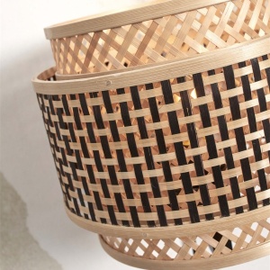 Aplica de perete eco din bambus Bhutan/Shade 2520 bl/nat, bl 178415 universul-luminii.ro