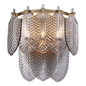 Aplica de perete eleganta design LUX Verbier, sticla fumurie 114424 HZ 86775 universul-luminii.ro