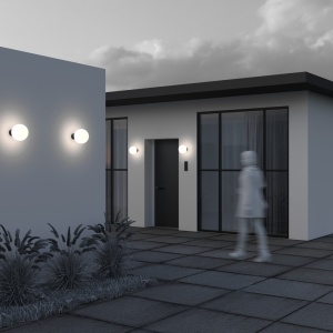 Aplica de perete exterior IP54 Bold negru 181905 universul-luminii.ro