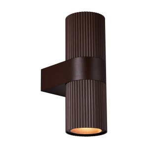 Aplica de perete exterior IP54 cu lumina sus / jos Kyklop maro ruginiu