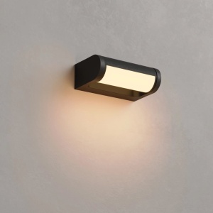 Aplica de perete exterior IP65 LED Solden negru