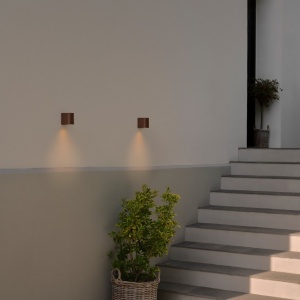 Aplica de Perete Exterior, Protectie IP44, Dion Single Rusty 244025 universul-luminii.ro