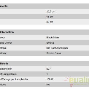 Aplica de perete exterior stil clasic IP43 Hermine AL 11K/82540/A schwarz-silber/aufwarts OR 67865 universul-luminii.ro