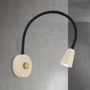 Aplica de perete flexibila cu spot GU10 DOTTY khaki - Img 4
