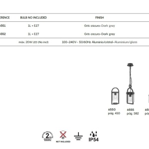 Aplica de perete iluminat exterior clasic IP54 MAYA 135975 universul-luminii.ro