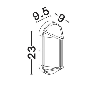 Aplica de perete iluminat exterior IP65 AMEL 250825 universul-luminii.ro