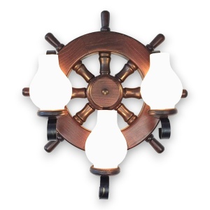 Aplica de perete in stil marinaresc fabricata manual din lemn Timona WOOD-TI-AP3 202355 universul-luminii.ro