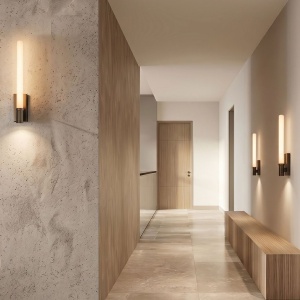 Aplica de perete LED 9W KERI metal bronz antic inchis