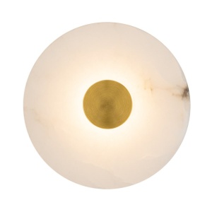 Aplica de perete LED, Ambientala, ALABASTER- BRASS, ZB-2550