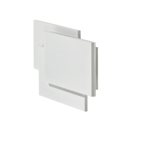 Aplica de perete LED ambientala CLOVER SQUARE alba - Img 2