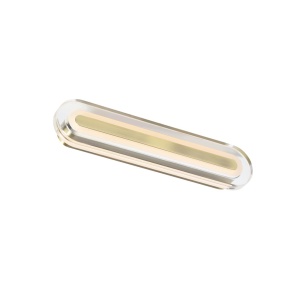 Aplica de perete LED baie IP44 Cavara alama - Img 2