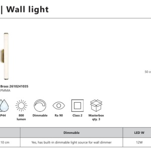Aplica de perete LED baie IP44 Virelle alama - Img 5