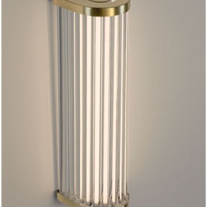 Aplica de perete LED baie IP44 VITREE aurie - Img 5