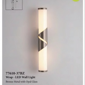Aplica de perete LED baie IP44 Wrap bronz - Img 5