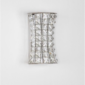 Aplica de perete LED crom, cristale sticla CELYSIA 628765 universul-luminii.ro